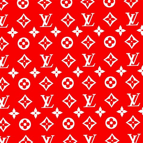 lv monogram with red|lv monogram pattern.